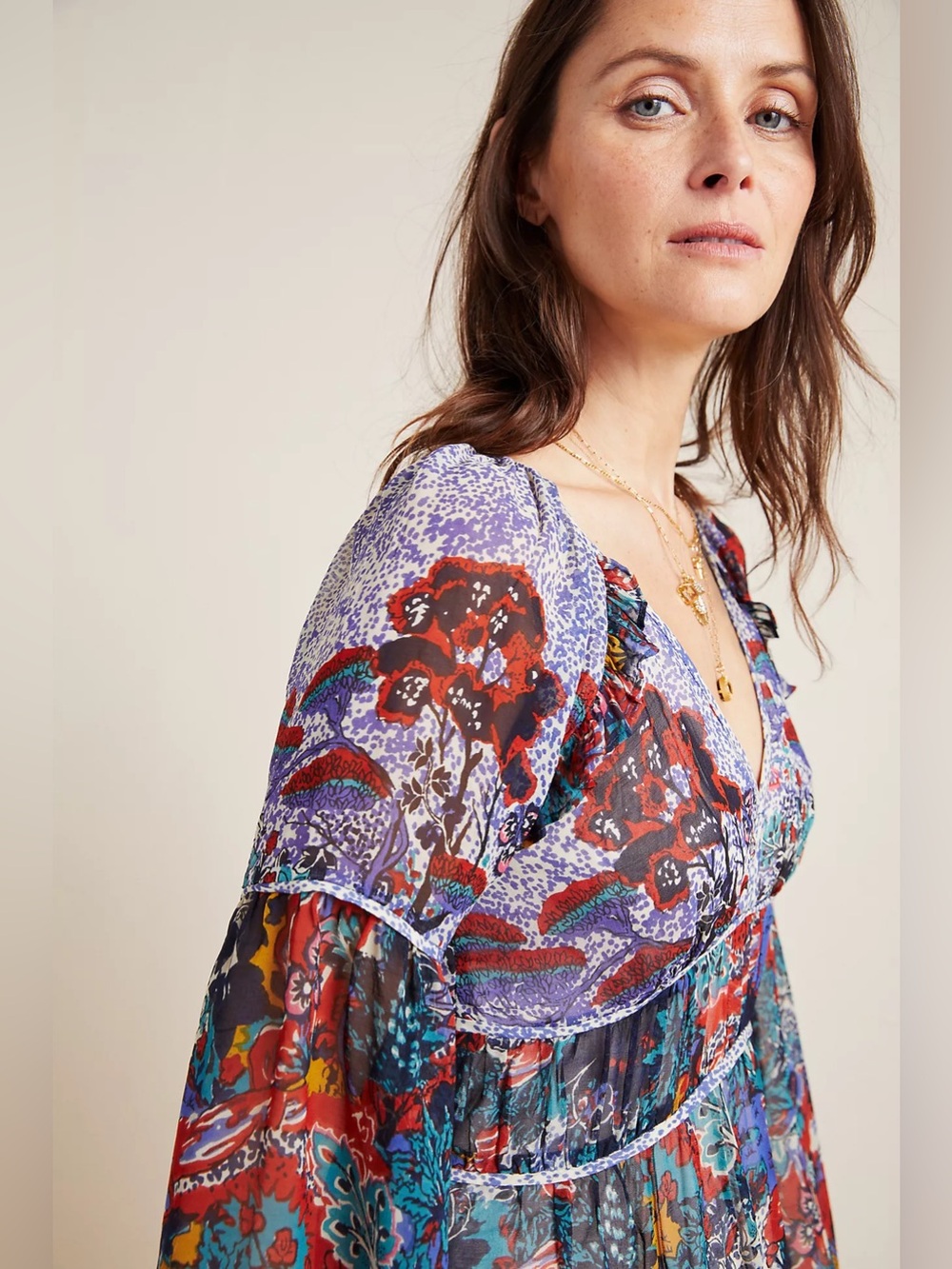 Anthropology Maeve Annabella Boho Maxi Dress - Picture 3 of 7